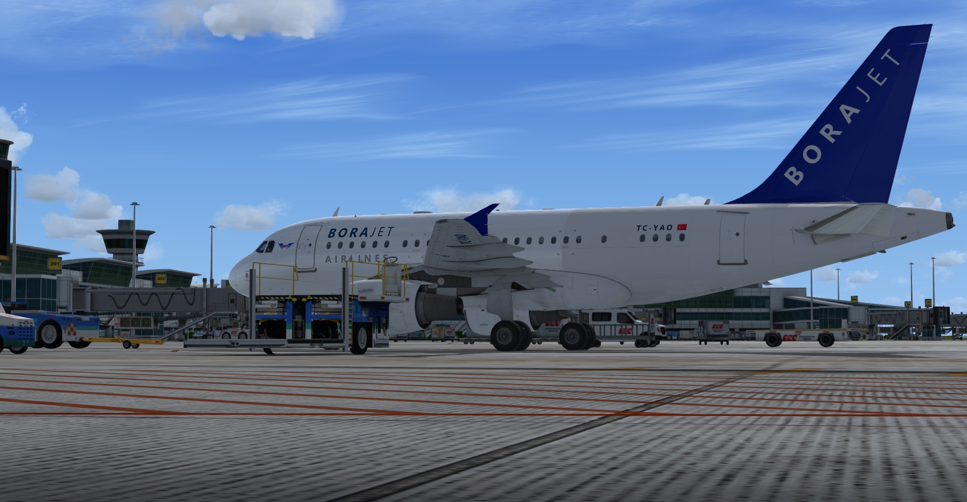 A318 BORAJET TC-YAO